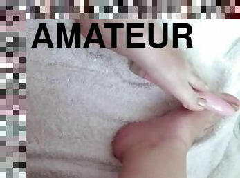 mastürbasyon-masturbation, amatör, güzellik, oyuncak, masaj, ayaklar, bakış-açısı, tek-kişilik, ayak-fetişi