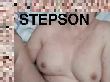 Stepson cum quickly inside creampie