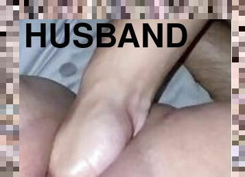 Getting my wet pussy fisted by husband!