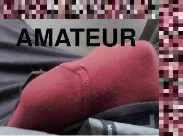 masturbation, amateur, ejaculation-sur-le-corps, énorme-bite, secousses, ejaculation, solo, bite, sous-vêtements