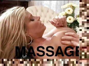 Massage Therapist Fucks Big Tits Blonde Client