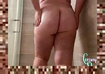 Cum shower with me (wet bubble butt - dripping)