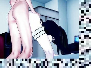 MAID BLOWJOB AND FUCK (3D HENTAI)