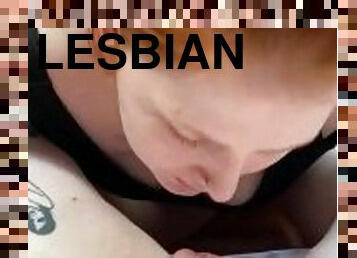 Trans lesbian oral pov