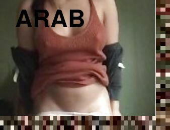 gros-nichons, masturbation, public, arabe