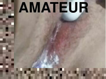 traseiros, masturbação, amador, anal, brinquedo, pés, sozinho, pénis