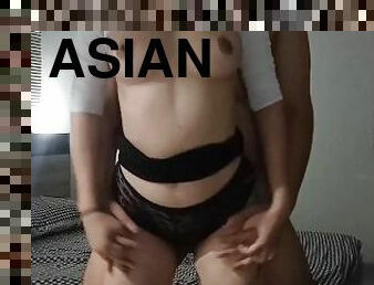 asiático, amateur, adolescente, hardcore, primera-persona