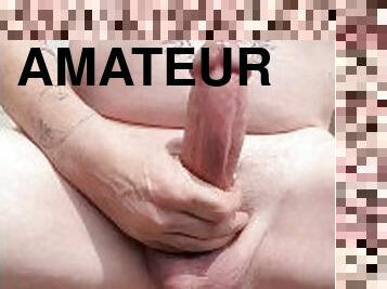 grosse, énorme, masturbation, monstre, orgasme, en-plein-air, amateur, ejaculation-sur-le-corps, énorme-bite, belle-femme-ronde