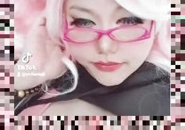 pink hair egirl dance mmd streamer gamer twitch girl hot asian