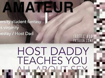 HOST DADDY TEACHES YOU ABOUT SEX [Audio role-play for women] [M4F] [In English]