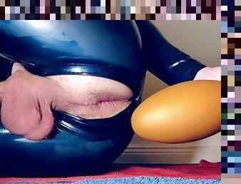 amateur, anal, ados, jouet, allemand, gode, fétiche, latex, solo, géant