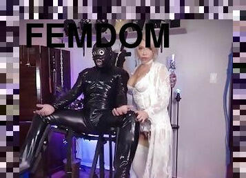 orgasme, babes, handjob, slave, pov, bound, blond, dominans, femdom