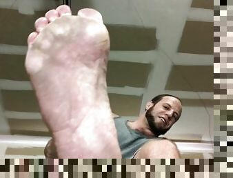 gay, pieds, sale, point-de-vue, solo, humiliation, domination, orteils