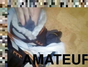 amateur, gay, pieds, solo