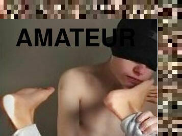 amatör, gigantisk-kuk, gay, fötter, söt, muskulös, twink, kuk