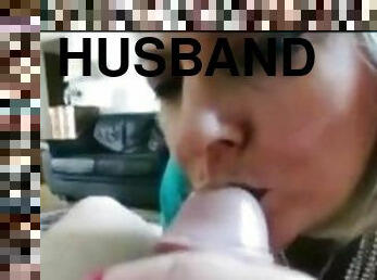 The husbands long blowjob