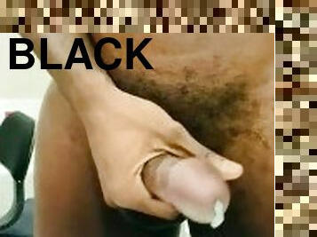 Big Cumshot Black Cock Masturbation