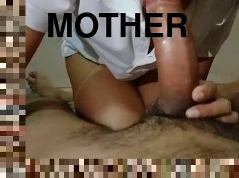 asiático, mãe, ejaculação, hentai, mãe-mother, realidade