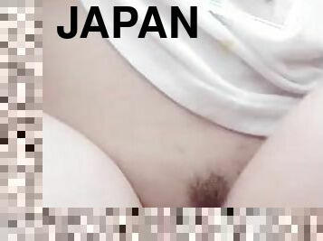 asiatisk, badning, behåret, tissende, fisse-pussy, amatør, japans, fetish, solo, våd