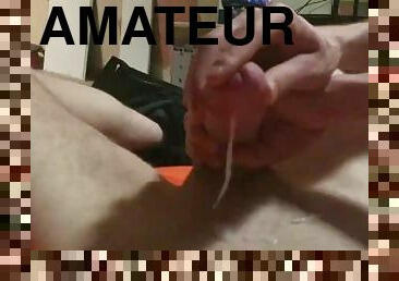 masturbation, amatör, cumshot, gigantisk-kuk, gay, avrunkning, juckande, sprut, pojkvän, twink