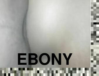 Ebony Step Mom Creamy Doggystyle