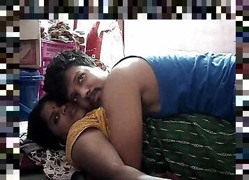 Indian House Wife Hot Kissing In Husband