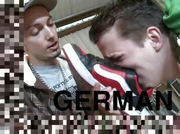 German Skater Boys in 3some fun with sniffing spitting and fucking