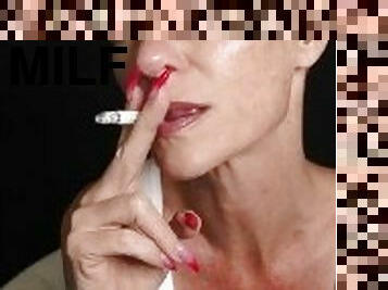 Kiki Deez Smoking. Would You Let Me Save Your Life ????