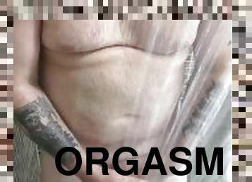 baignade, masturbation, orgasme, amateur, gay, secousses, douche, solo