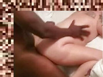 gafas, swinger, esposa, amateur, polla-enorme, interracial, casero, negra, marido, follando-fucking