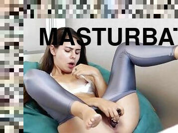 masturbation, chatte-pussy, jouet, gode, solo, humide