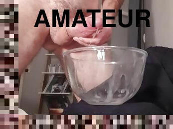 énorme, masturbation, amateur, ejaculation-sur-le-corps, gay, branlette, secousses, ejaculation, massive, solo