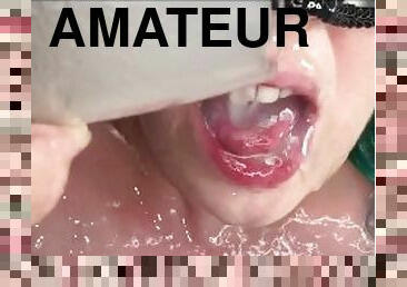 gros-nichons, extrême, énorme, giclée, amateur, compilation, couple, sur-le-visage, ejaculation, bukkake