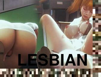 lesbian-lesbian, jenis-pornografi-animasi, 3d
