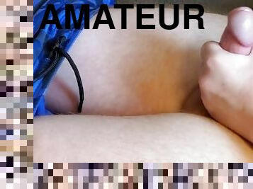 masturbation, amatör, cumshot, ensam