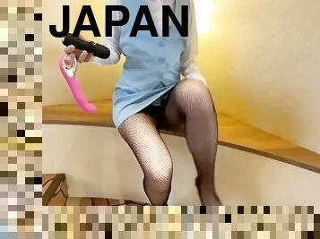 masturbation, vieux, orgasme, giclée, amateur, japonais, bas, plus-agée