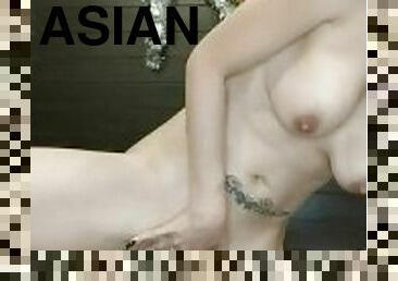 asiatisk, pussy, amatør, babes, blowjob, thai, våt, tattoo