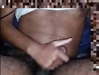 poilue, mamelons, chatte-pussy, ejaculation-sur-le-corps, gay, black, horny, massive, solo, ours