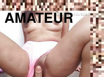 grosse, masturbation, chatte-pussy, amateur, babes, jouet, latina, belle-femme-ronde, bout-a-bout, petite