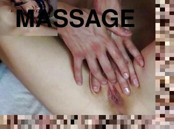 orgasme, fisse-pussy, sprøjte, amatør, skønheder, pikslikkeri, massage, creampie, par, bind-for-øjnene