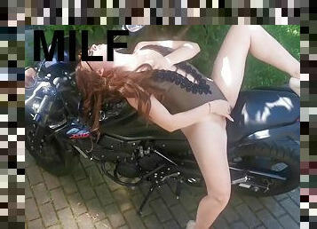 Nude Milf Amateur Wife Fucked On My Motorcycle Part1