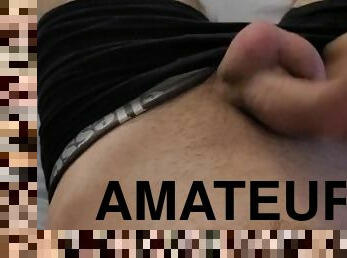 masturbation, amateur, énorme-bite, maison, branlette, fétiche, solo, érotique, bite