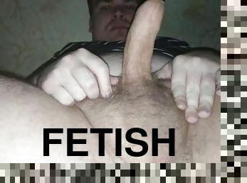masturbation, pieds, fétiche, branlette-avec-les-pieds