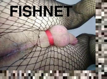 Dumb Sissy in Fishnets Anal Training 73Mb