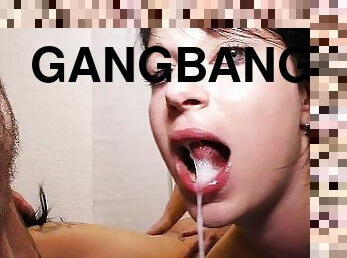 orgie, fest, amatør, tysk, gruppesex-groupsex, småfed, første-gang, sperm, bukkake, fantasi