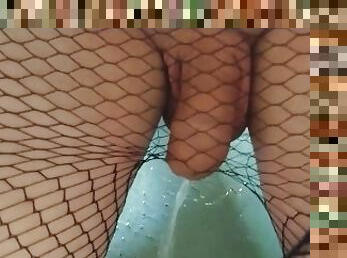 mandi, amatir, homo, stocking-stockings, eropa, mata-uang-euro, pakaian-jaring-ikan, mandi-shower, seorang-diri, homoseks