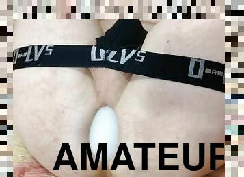 amador, anal, brinquedo, gay, webcam, fetiche, sozinho, inserção