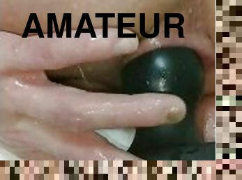 amatør, anal, bøsse, ridning, dildo, røv-butt, solo, twink