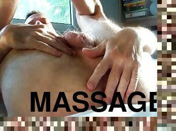 massage your dad in his briefs
