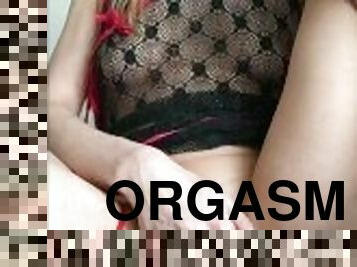 clito, masturbation, orgasme, chatte-pussy, giclée, doigtage, solo